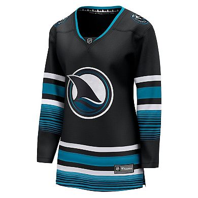 Women's Fanatics Branded Black San Jose Sharks Alternate Premier Breakaway Jersey