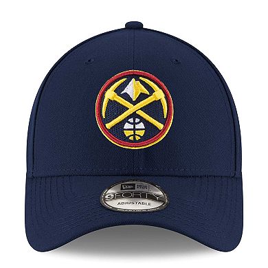 Men's New Era Navy Denver Nuggets The League 9FORTY Adjustable Hat