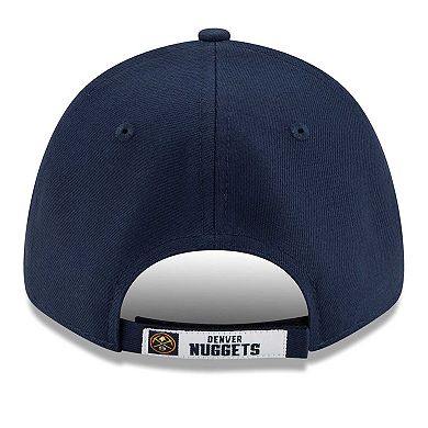 Men's New Era Navy Denver Nuggets The League 9FORTY Adjustable Hat