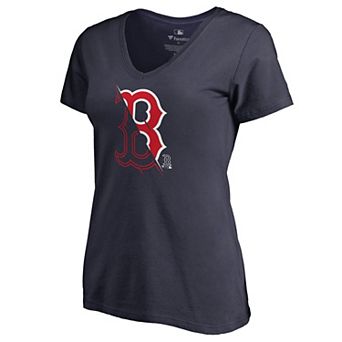 Women's Fanatics Branded Navy Boston Red Sox X-Ray V-Neck T-Shirt