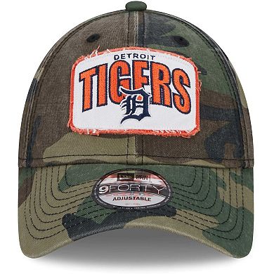 Men's New Era Camo Detroit Tigers Gameday 9FORTY Adjustable Hat