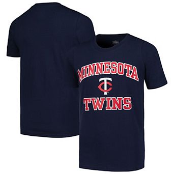 Youth Navy Minnesota Twins Heart & Soul T-Shirt