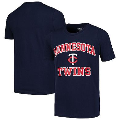 Youth Navy Minnesota Twins Heart & Soul T-Shirt