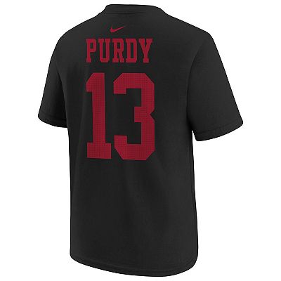 Youth Nike Brock Purdy Black San Francisco 49ers Super Bowl