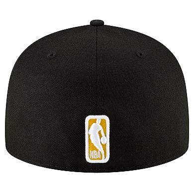 Men's New Era Black Golden State Warriors 59FIFTY Fitted Hat
