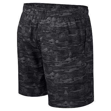 Men's Colosseum Black Wyoming Cowboys Ozark Swim Shorts