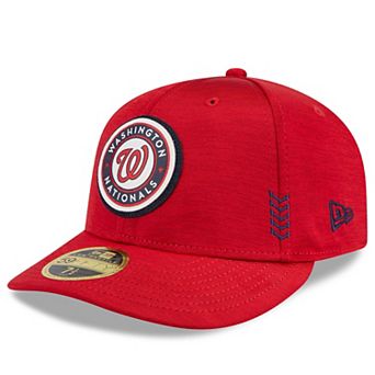 Men's New Era Red Washington Nationals 2024 Clubhouse Low Profile 59FIFTY Fitted Hat