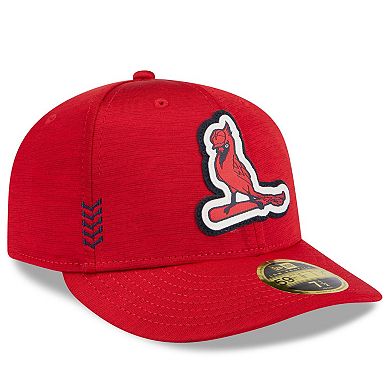 Men's New Era  Red St. Louis Cardinals 2024 Clubhouse Low Profile 59FIFTY Fitted Hat