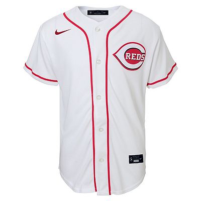 Toddler Nike Elly De La Cruz White Cincinnati Reds Home Replica Jersey