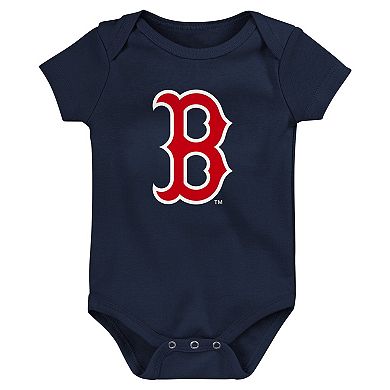 Infant Fanatics Branded Boston Red Sox Fan Pennant 3-Pack Bodysuit Set