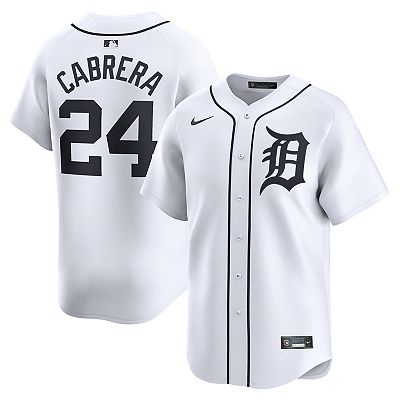 Men s Nike Miguel Cabrera White Detroit Tigers Home Limited Player Jersey