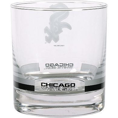 Chicago White Sox Banded Rocks Glass