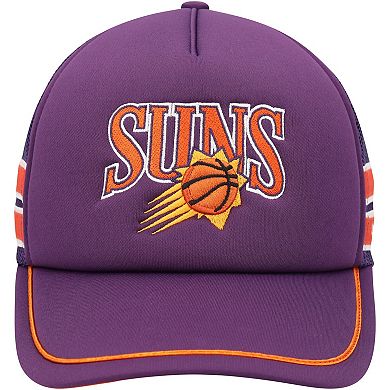 Men's '47 Purple Phoenix Suns Sidebrand Stripes Trucker Adjustable Hat