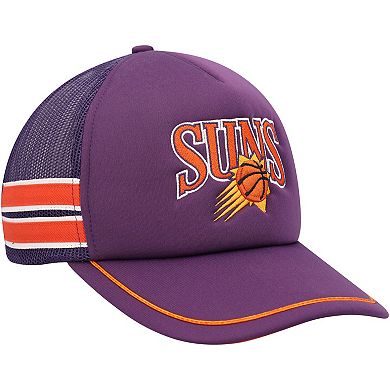 Men's '47 Purple Phoenix Suns Sidebrand Stripes Trucker Adjustable Hat