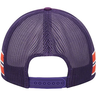 Men's '47 Purple Phoenix Suns Sidebrand Stripes Trucker Adjustable Hat