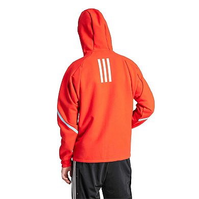 Men's adidas Red Chicago Fire 2024 Anthem Travel Full-Zip Jacket