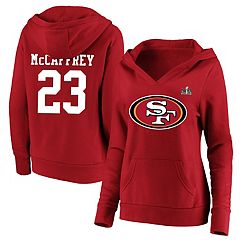 Women's San Francisco 49ers Christian McCaffrey Nike Gray Super Bowl LVIII  Atmosphere Fashion Game Jersey