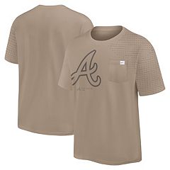 Lids Atlanta Braves Profile Big & Tall Yoke Knit T-Shirt - Red