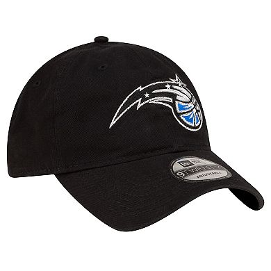 Men's New Era Black Orlando Magic Team 2.0 9TWENTY Adjustable Hat