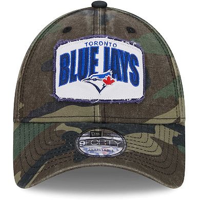 Men's New Era Camo Toronto Blue Jays Gameday 9FORTY Adjustable Hat