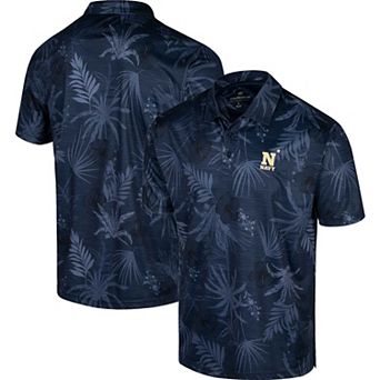 Men's Colosseum Navy Navy Midshipmen Palms Team Polo