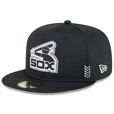 Men's New Era Black Chicago White Sox 2024 Clubhouse 59FIFTY Fitted Hat
