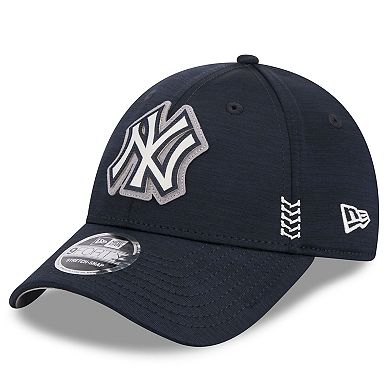 Men's New Era  Navy New York Yankees 2024 Clubhouse 9FORTY Adjustable Hat