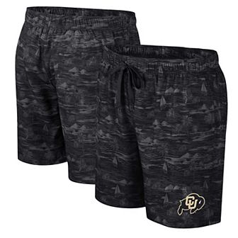 Men's Colosseum Black Colorado Buffaloes Ozark Swim Shorts