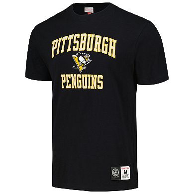 Men's Mitchell & Ness Black Pittsburgh Penguins Legendary Slub T-Shirt