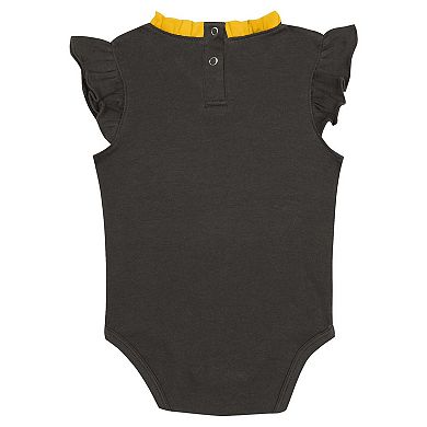Newborn & Infant Fanatics Branded Brown/Gray San Diego Padres Two-Pack Fan Bodysuit Set