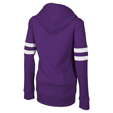 Women's Stadium Essentials Purple Los Angeles Lakers Road Game Pullover Hoodie