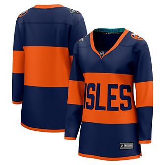 Women's Fanatics Branded Navy New York Islanders 2024 NHL Stadium Series Breakaway Jersey