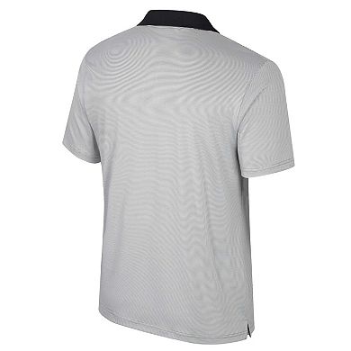 Men's Colosseum Gray Colorado Buffaloes Tuck Striped Polo
