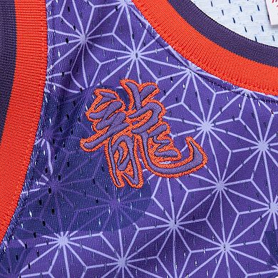 Men's Mitchell & Ness Steve Nash Purple Phoenix Suns 1996/97 Hardwood Classics Asian Heritage 6.0 Swingman Throwback Player Jersey