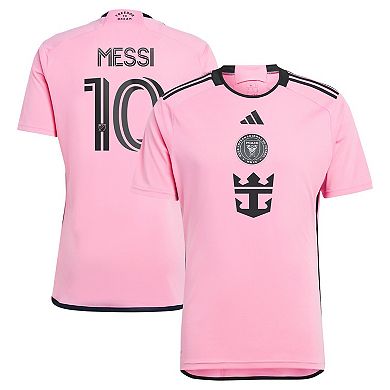 Men's adidas Lionel Messi Pink Inter Miami CF 2024 2getherness Replica Player Jersey