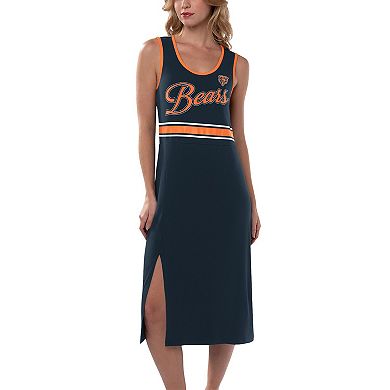 Women's G-III 4Her by Carl Banks Navy Chicago Bears Main Field Maxi Dress