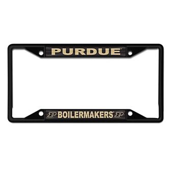 WinCraft Purdue Boilermakers Chrome Colored License Plate Frame