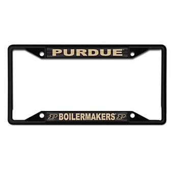 WinCraft Purdue Boilermakers Chrome Colored License Plate Frame