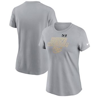 Women's Nike Gray Kansas City Chiefs Super Bowl LVIII Local Essential T-Shirt