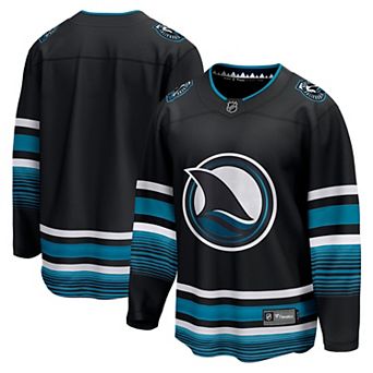 Men's Fanatics Branded Black San Jose Sharks Alternate Premier Breakaway Jersey