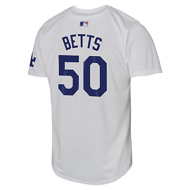 Youth Nike Mookie Betts White Los Angeles Dodgers Home Limited Player Jersey