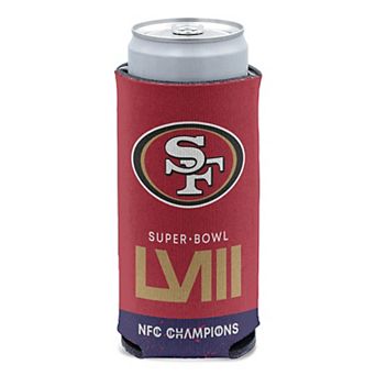 WinCraft San Francisco 49ers 2023 NFC Champions 12oz. Slim Can Cooler