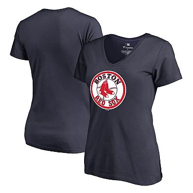 Women's Fanatics Branded Navy Boston Red Sox Cooperstown Collection Forbes T-Shirt