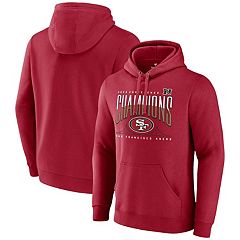 San Francisco 49ers Men's Heather Gray Gridiron Lace-Up Pullover