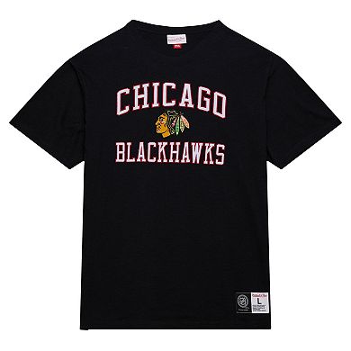 Men's Mitchell & Ness Black Chicago Blackhawks Legendary Slub T-Shirt
