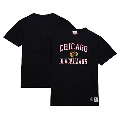 Men's Mitchell & Ness Black Chicago Blackhawks Legendary Slub T-Shirt