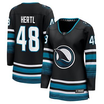 Women's Fanatics Branded Tomas Hertl Black San Jose Sharks Alternate Premier Breakaway Player Jersey