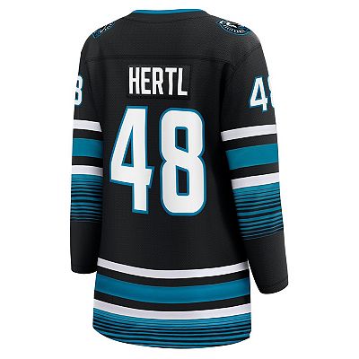 Women s Fanatics Branded Tomas Hertl Black San Jose Sharks Alternate Premier Breakaway Player Jersey