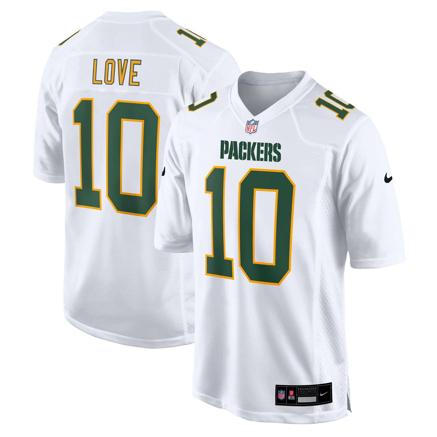 Nike Green Bay Packers No10 Jordan Love Green Team Color Youth Stitched NFL Limited Therma Long Sleeve Jersey