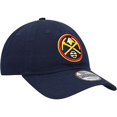 Men's New Era Navy Denver Nuggets Team 2.0 9TWENTY Adjustable Hat